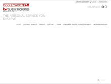 Tablet Screenshot of dooleyco.com